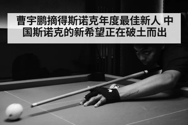 曹宇鹏摘得斯诺克年度最佳新人 中国斯诺克的新希望正在破土而出